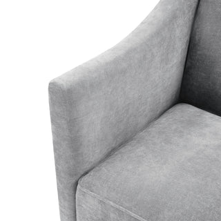 Barrel Accent Chair With Enclosed Arms