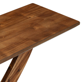 Console Table With Cross Leg Base And Reinforced Support Plate