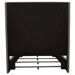 Copper - Tufted Upholstered Panel Bed
