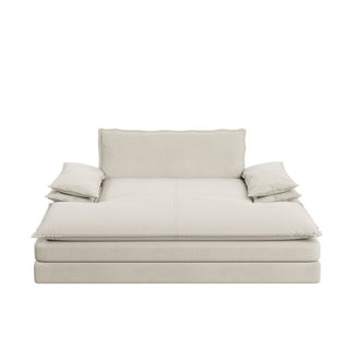 Modern Oversized Double Chaise Lounge Chair