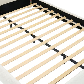 Simple Modern Bedroom Double Upholstered Bed