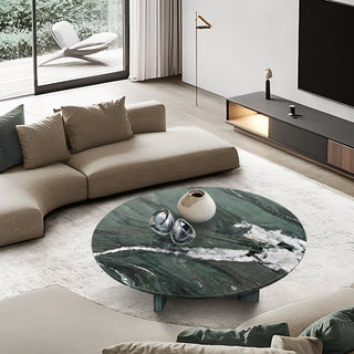 Luxury Coffee Table With Unique Veining, Unique Stone Design