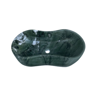 Bathroom Vessel Sink With Wavy Design