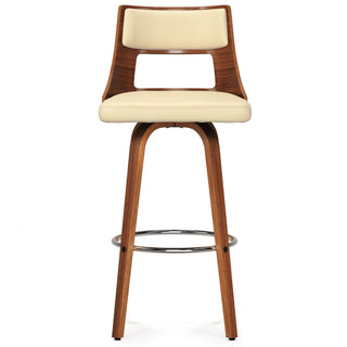 Dallyn - Swivel Bar Stool (Set of 2) - Cream