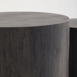 Modern Round Nesting Coffee Table (Set of 2)