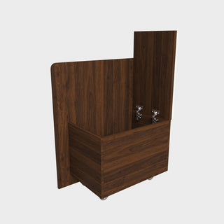 Folding Desk With Mirror And Storage Stol For Bedroom