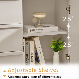 Sideboard Buffet Cabinet With Storage, 2 Doors 3 Drawers