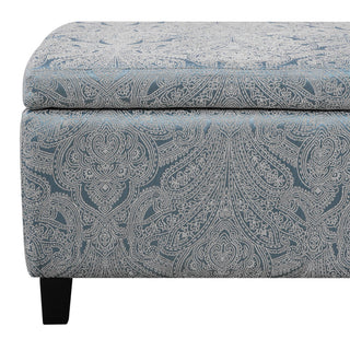 Indoor Storage Ottoman Bench With Hidden Storage - Pattern