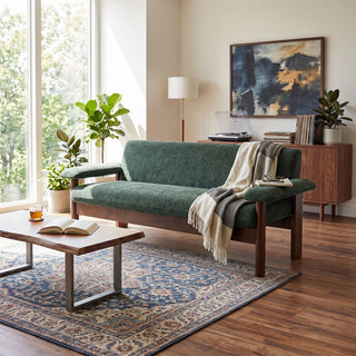 Modern Sofa Couch With Pillow Top Arms