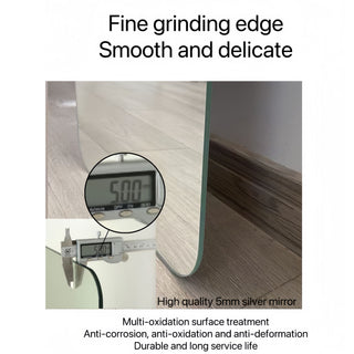 Full Body Round Corner Mirror For Living Room