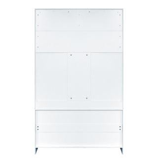 Entryway Bench With Coat Rack, 3 In 1 Design And Adjustable Shelves