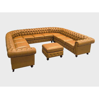 Chesterfield Vintage Style U - Shape Sectional
