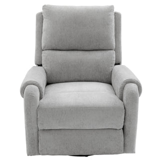 Manual Recliner Massage Chair With Swivel Rocker, 8 Massage Modes, Side Storage Pocket