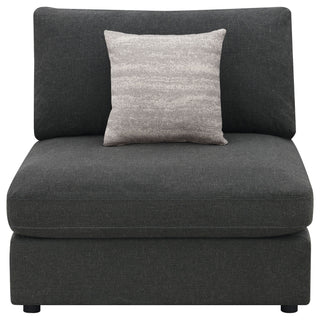 Duncan- Armless Chair With Removable Cushions