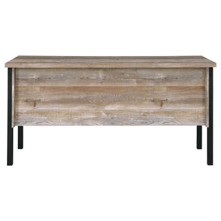 Azura - 4 Drawer Office Desk - Oak
