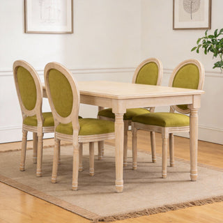 Upholstered With Round Back Dining Chairs (Set of 2)