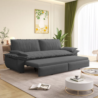 Queen Pull Out Bed, 3 In 1 Convertible Sleeper Sofa