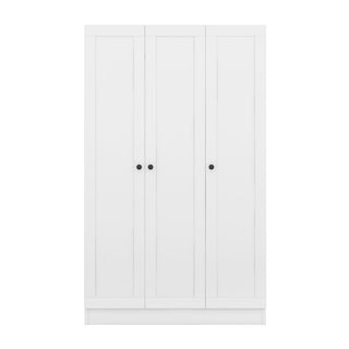 3 Door Shutter Wardrobe With Shelves