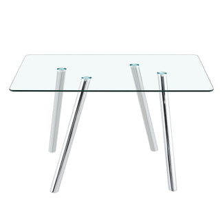 Dining Table With Transparent Surface