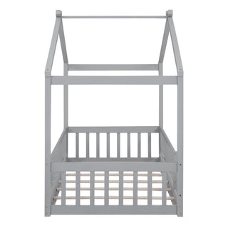 Bed House Bed Frame With Fence