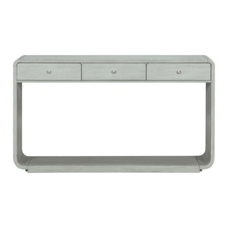 Console Table With 3 Drawers And Display Shelf