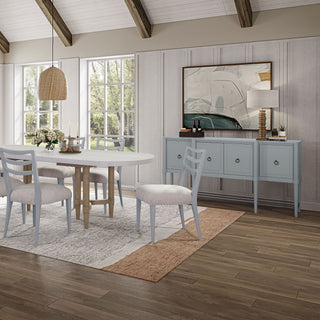 Breakfront Sideboard - Light Blue