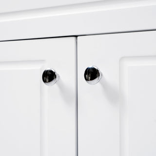 Bathroom Vanity With Double Sinks, 3 Drawers & 4 Doors - White