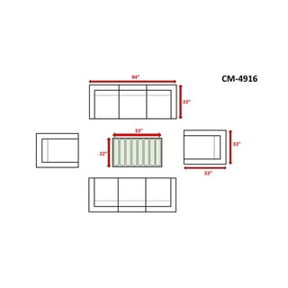 Stylish Sofa Seating Group With Cushions Perfect For Outdoor Gatherings