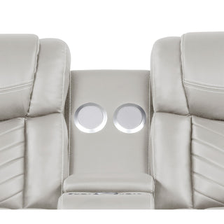 Challenger - LED Power Recliner Loveseat