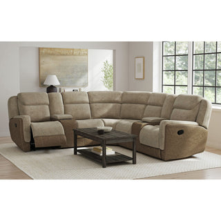 Hornet - 3 Piece Motion Sectional Set With Console And 2 Recliners