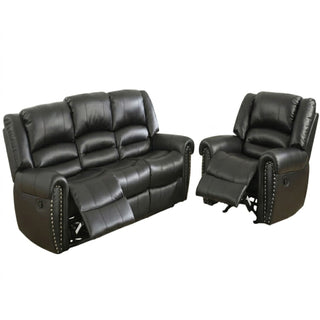 Modern Living Room Set With Nailhead Trim