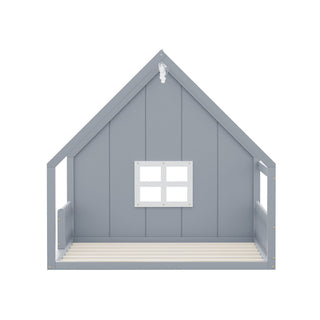 House Bed With Window And Fence