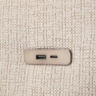 Sectional Sofa Modular U-Shaped With Ottoman & USB Ports