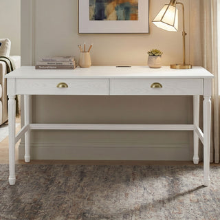 Modern Writing Desk With Drawers For Home Office