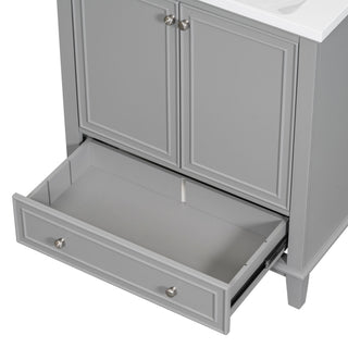 Modern Bathroom Vanity Base Only With Doors And Drawer
