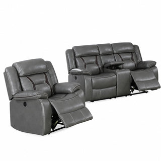 Living Room Set With Pillow Armrest And Tufted Backrest