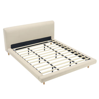 Chunky - California King Bed Frame - Beige