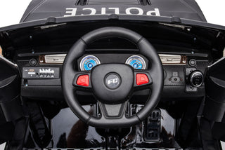 12V7A 30W*2 Four-Wheel Drive Seat One Button Start, Forward And Backward, High And Low Speed, Music, Front Light, Power Display, Two Doors Can Open, 2.4G R / C, Seat Belt Four Wheel Absorber