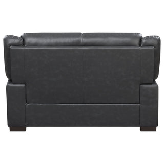 Jacob - Loveseat With Pillow Top Arms Upholstery - Gray