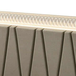 Stanley - Bed With LED Upholstered Headboard