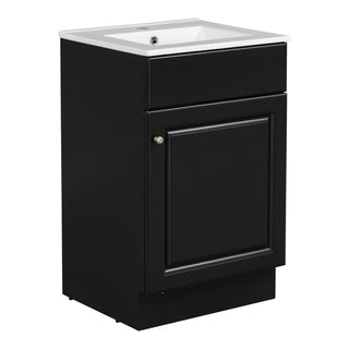 Bathroom Vanity With Sink, Cabinet With Adjustable Shelf