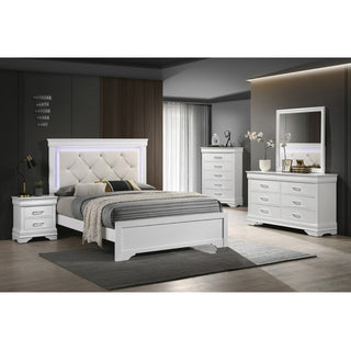 Chest, 5 Drawer Storage Furniture - White