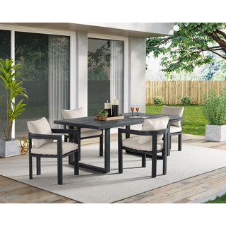 Playa - Dining Chair (Set of 2) - Dark Gray / Beige