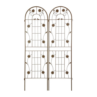 Metal Garden Trellis Rustproof Trellis For Climbing Plant Outdoor Flower Support