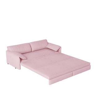 Queen Pull Out Sofa Bed With Side Storage