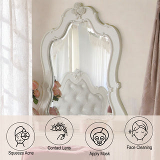 Edalene - Mirror - Pearl White