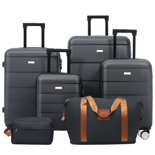 Hardshell Luggage Set 6 Piece With Duffel & Toiletry Bag