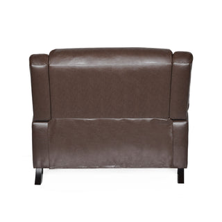 Tufted Design Wide Manual Recliner Chair