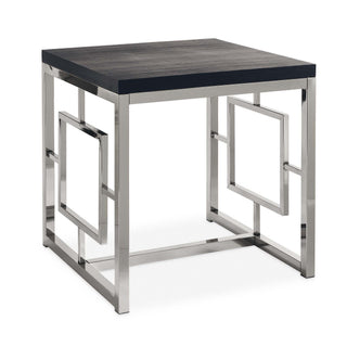 Ezra - 24" End Table - Chrome