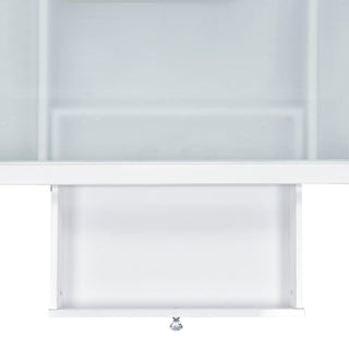 Ariana - Complete Vanity With Lightbulbs - Glossy White